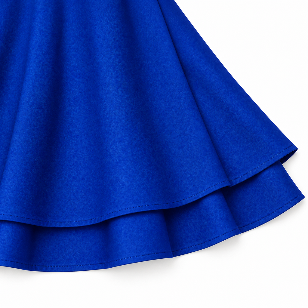 Melissa | Ruched Cowl-Neck A-Line Mini Dress