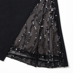 Mia | Sequin Slit Convertible Maxi Dress