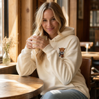 Nancy | Fleece-Lined Highland Cow Graphic Hoodie