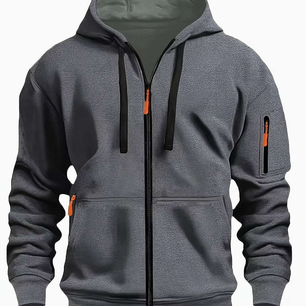 Nanette | Full-Zip Drawstring Hoodie