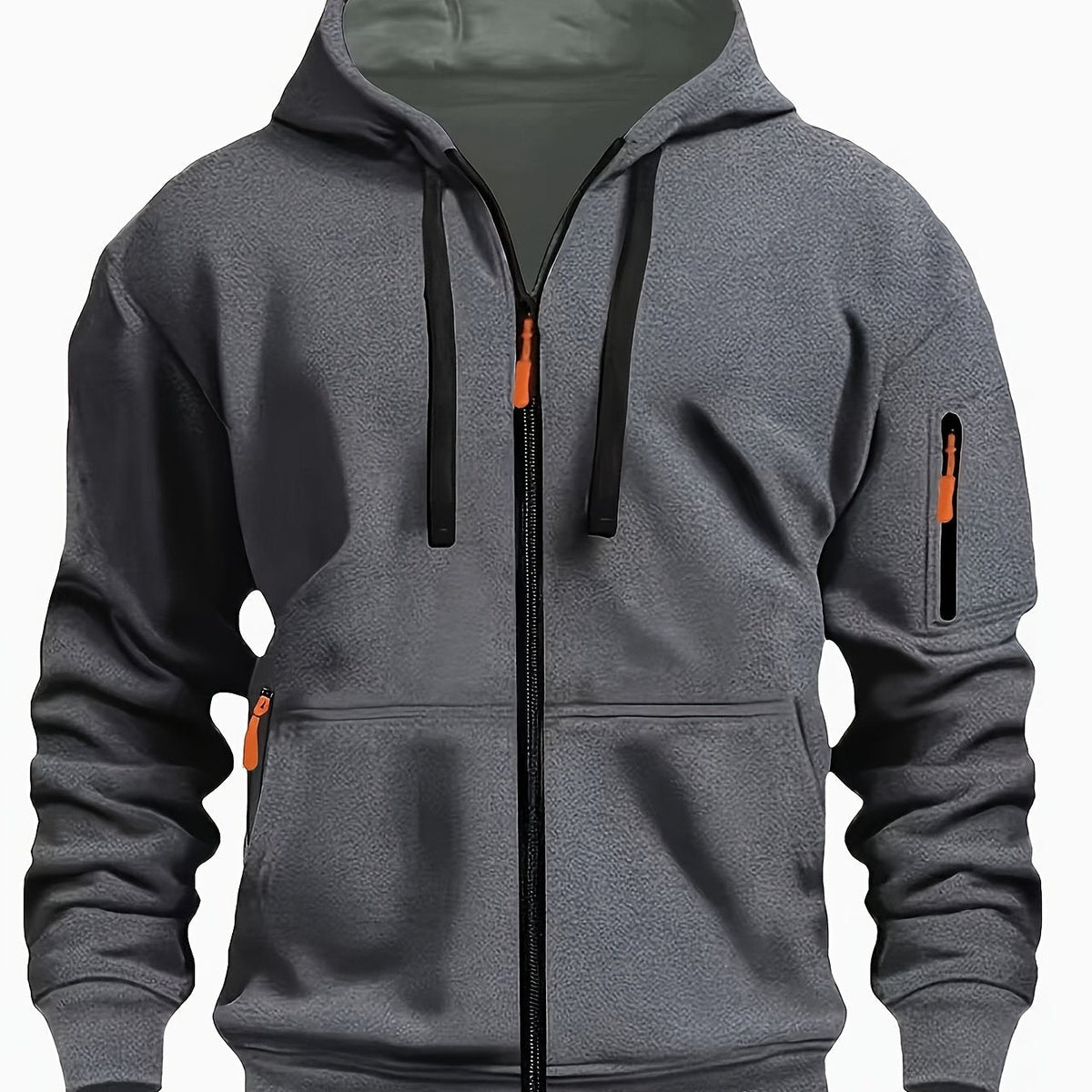 Nanette | Full-Zip Drawstring Hoodie