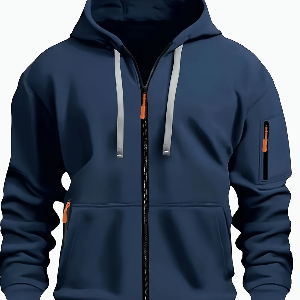 Nanette | Full-Zip Drawstring Hoodie