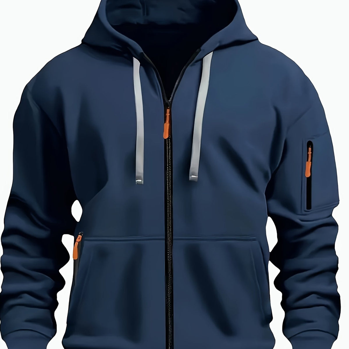 Nanette | Full-Zip Drawstring Hoodie
