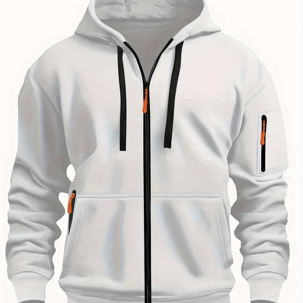 Nanette | Full-Zip Drawstring Hoodie