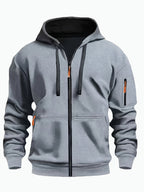 Nanette | Full-Zip Drawstring Hoodie