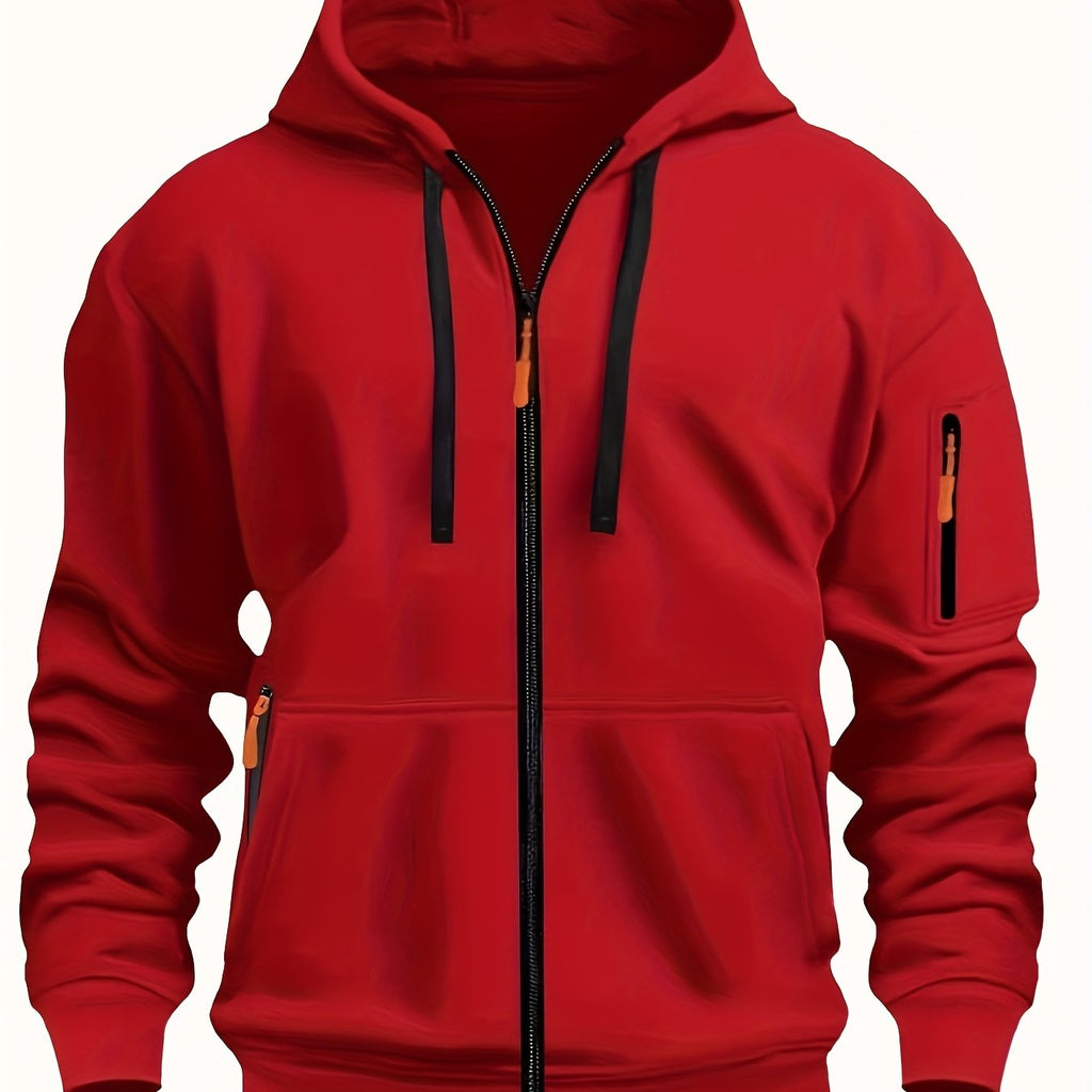 Nanette | Full-Zip Drawstring Hoodie