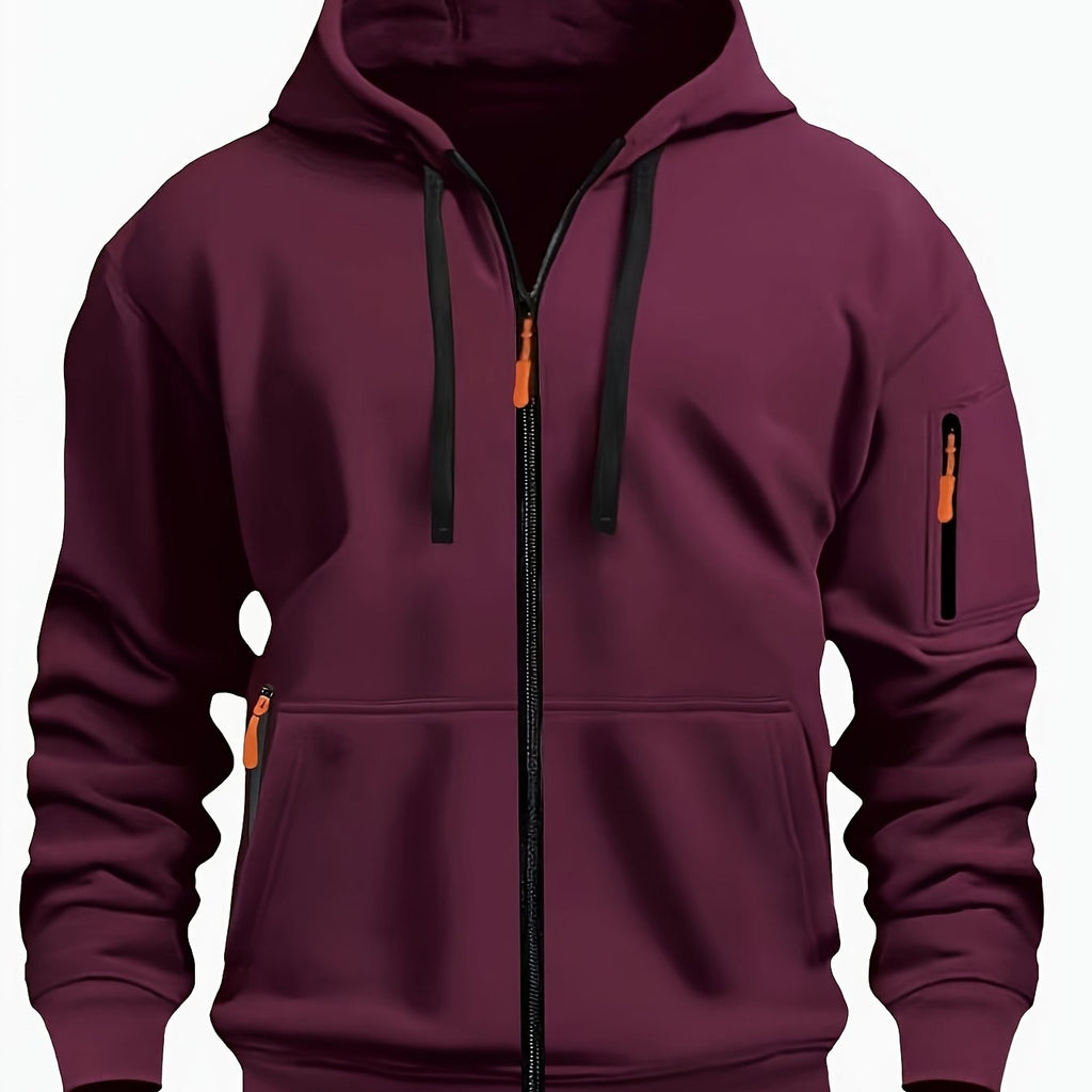 Nanette | Full-Zip Drawstring Hoodie