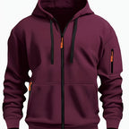 Nanette | Full-Zip Drawstring Hoodie