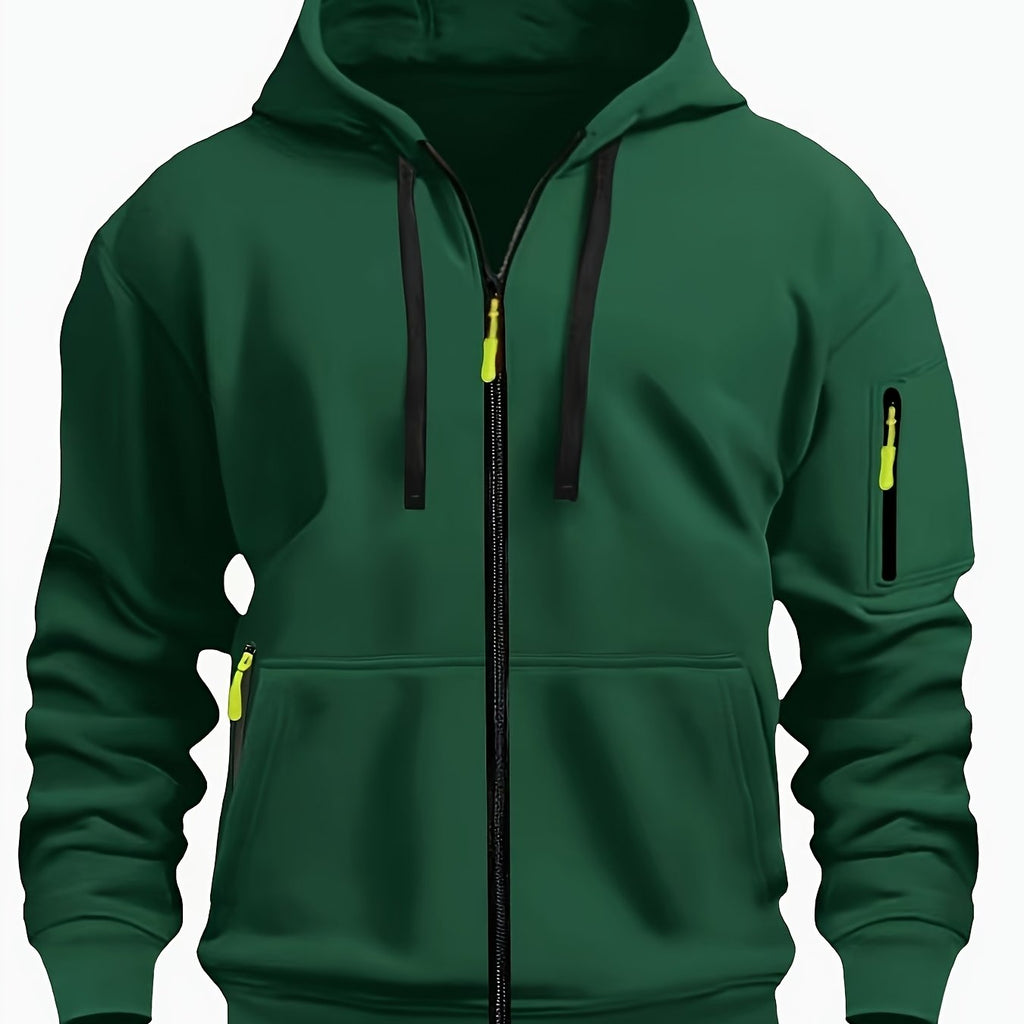 Nanette | Full-Zip Drawstring Hoodie