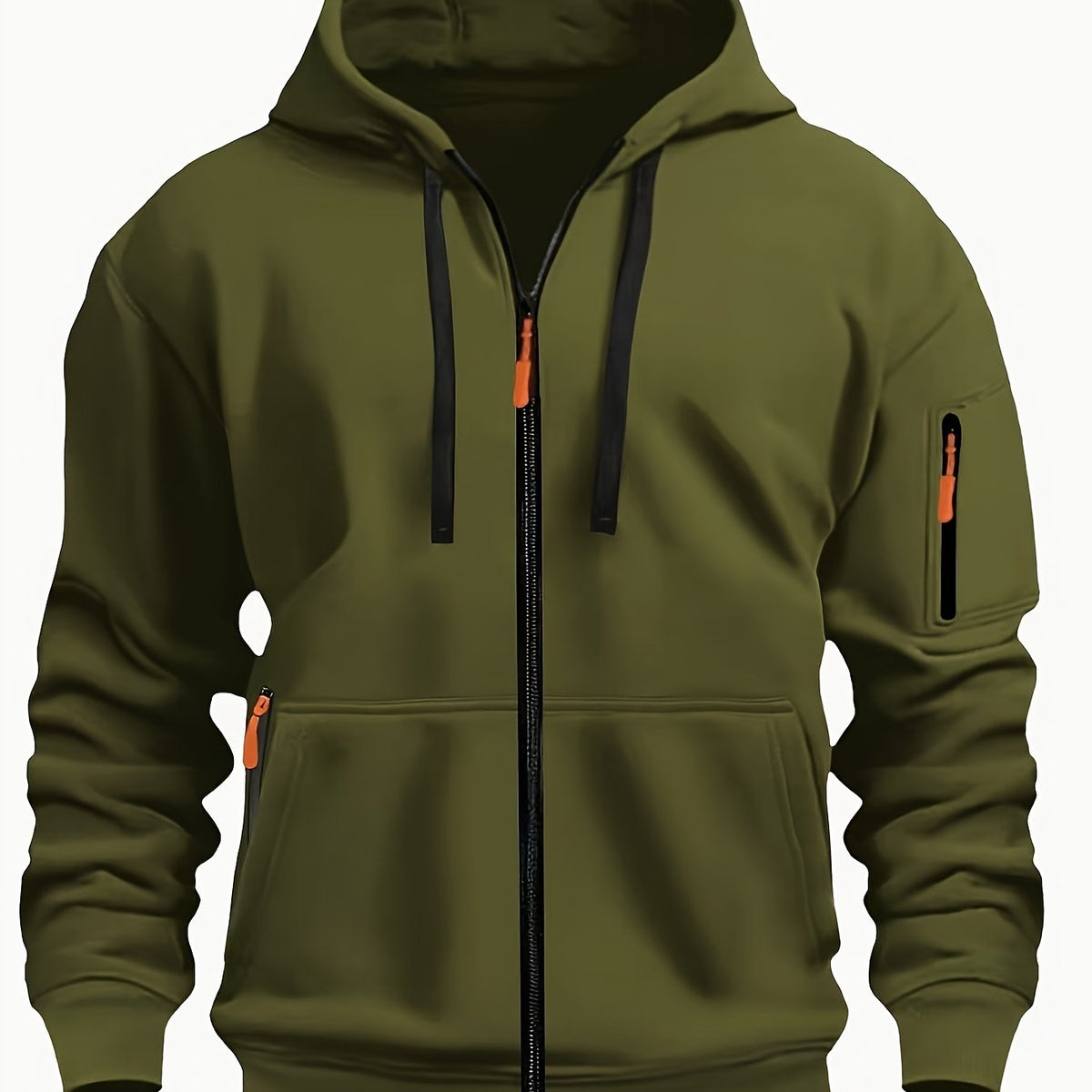 Nanette | Full-Zip Drawstring Hoodie