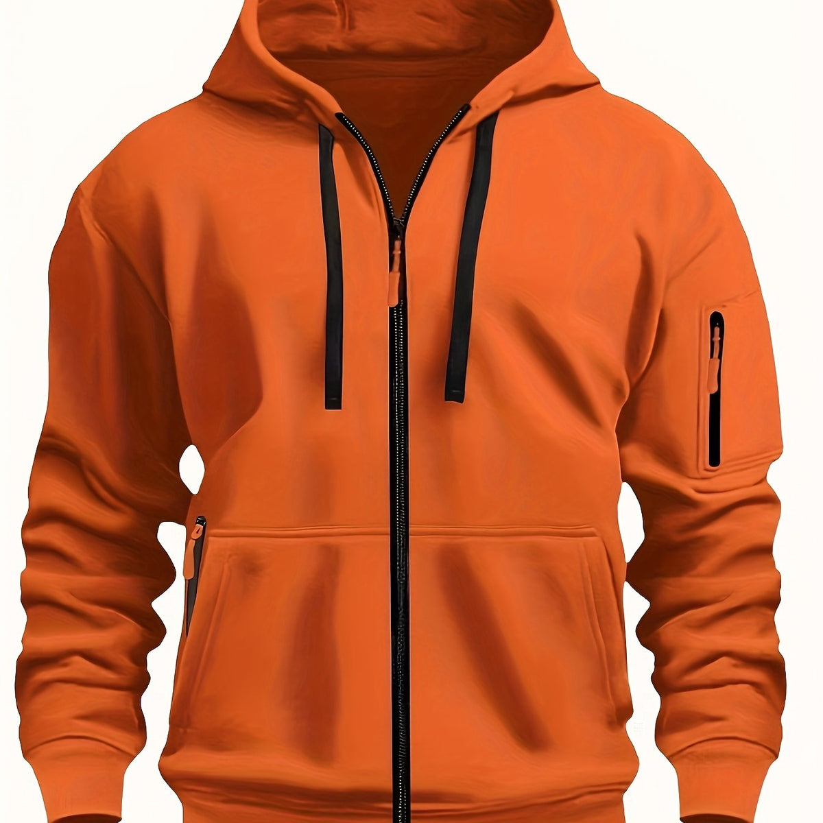 Nanette | Full-Zip Drawstring Hoodie
