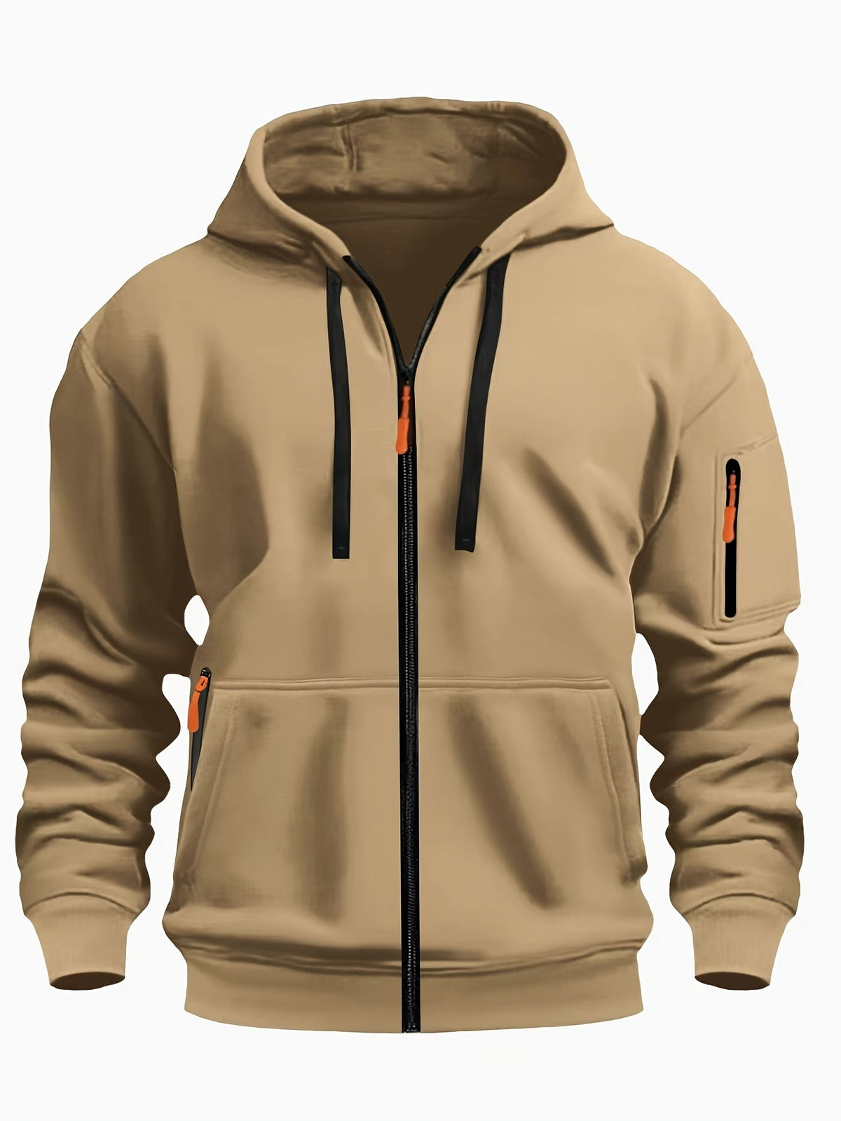 Nanette | Full-Zip Drawstring Hoodie