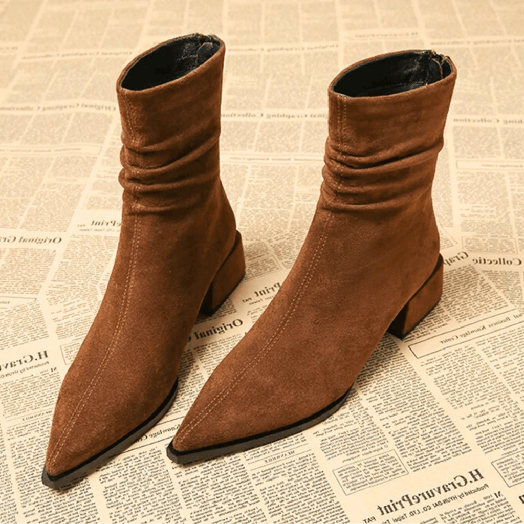 Pamela | Refined Pointed-Toe Boots