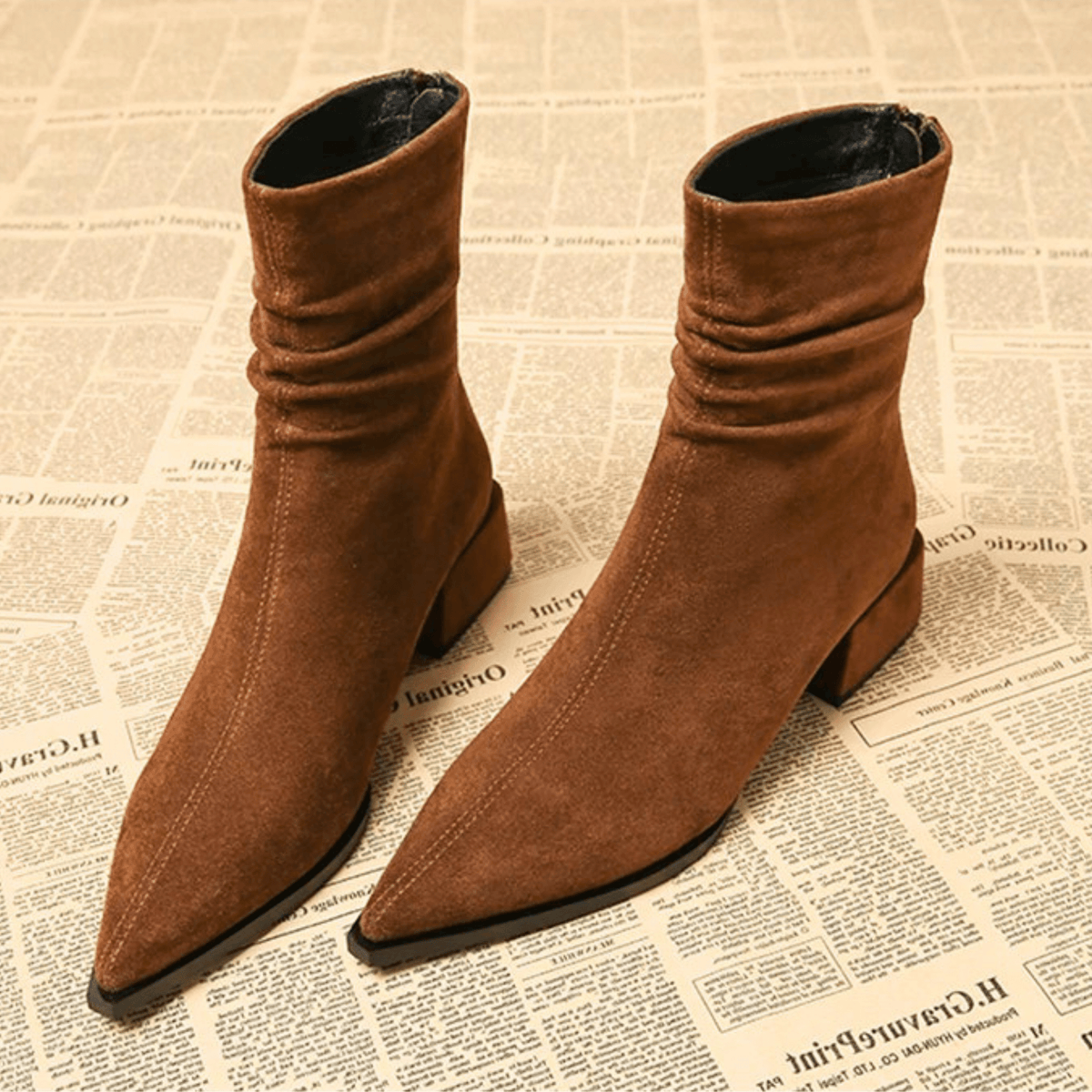 Pamela | Refined Pointed-Toe Boots