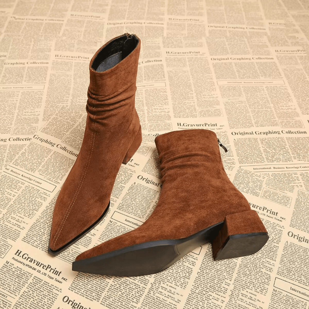 Pamela | Refined Pointed-Toe Boots