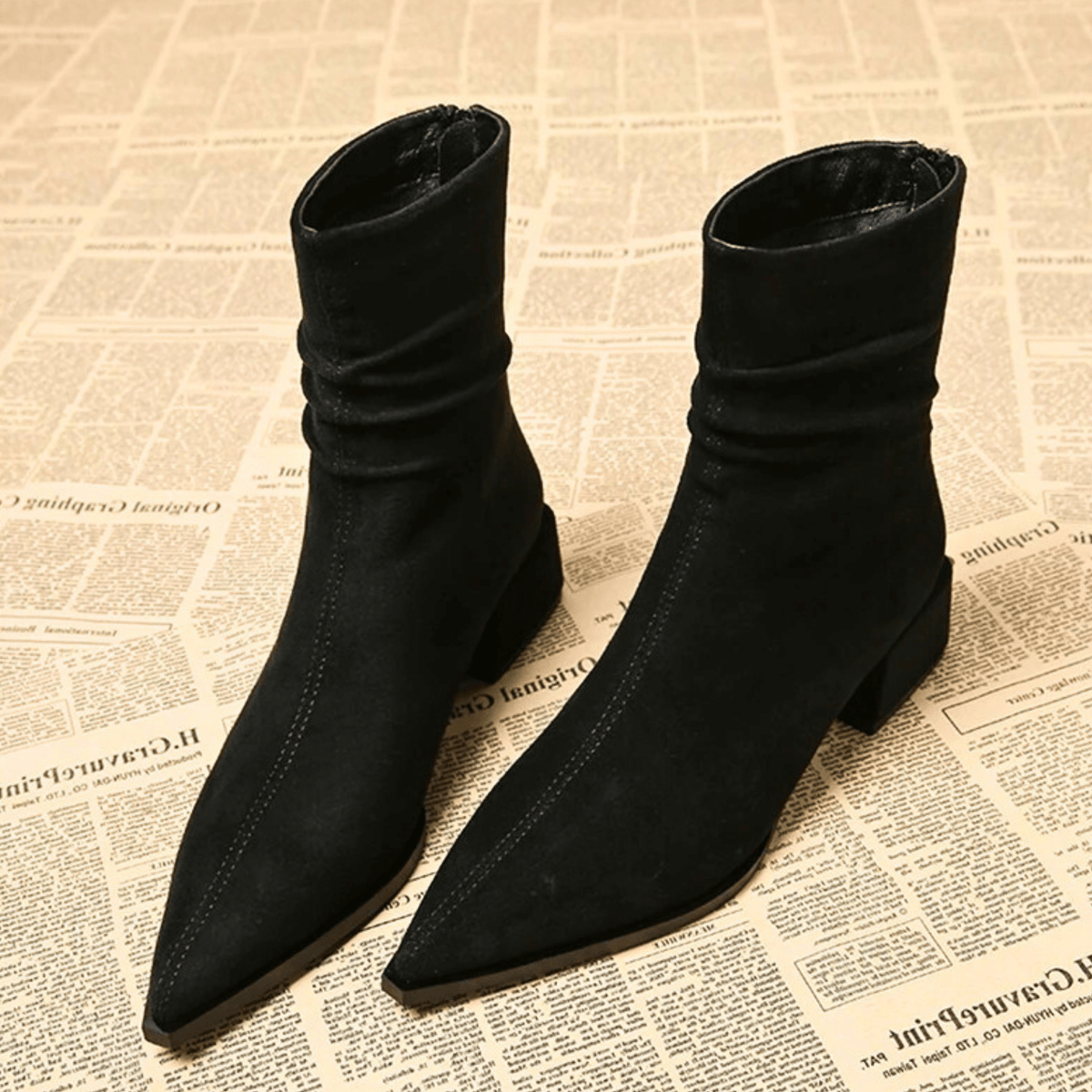 Pamela | Refined Pointed-Toe Boots