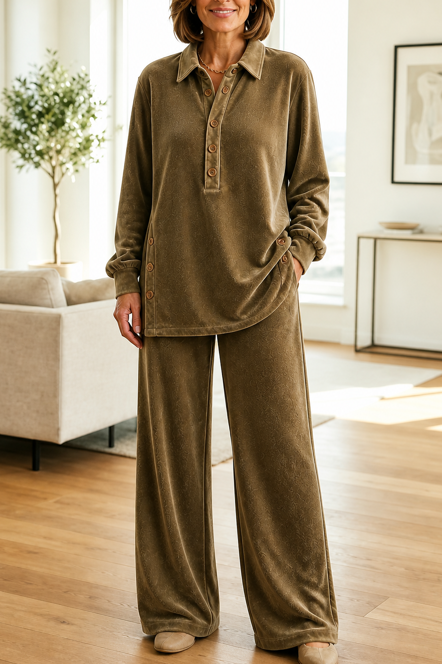 Patsy | Oversized Velvet-Look Lounge Set