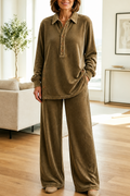 Patsy | Oversized Velvet-Look Lounge Set