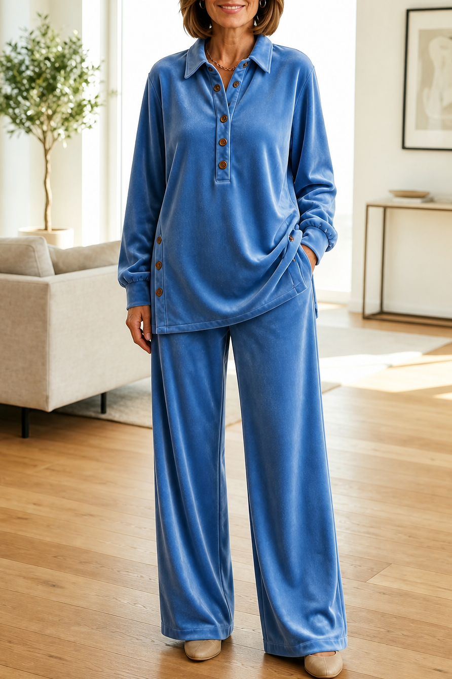 Patsy | Oversized Velvet-Look Lounge Set