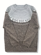 Pauline | Sheep Jacquard Nordic Knit Sweater