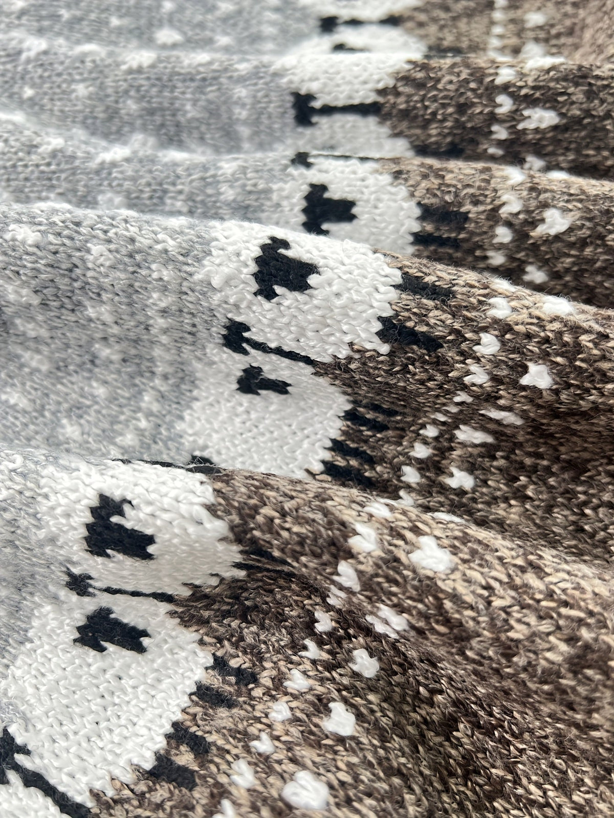 Pauline | Sheep Jacquard Nordic Knit Sweater