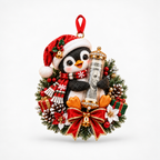 Stuffed Animal Christmas Money Holder Ornament
