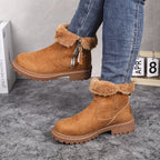Prudence | Plush-Lined Winter Boots with Tread Soles