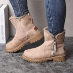 Prudence | Plush-Lined Winter Boots with Tread Soles