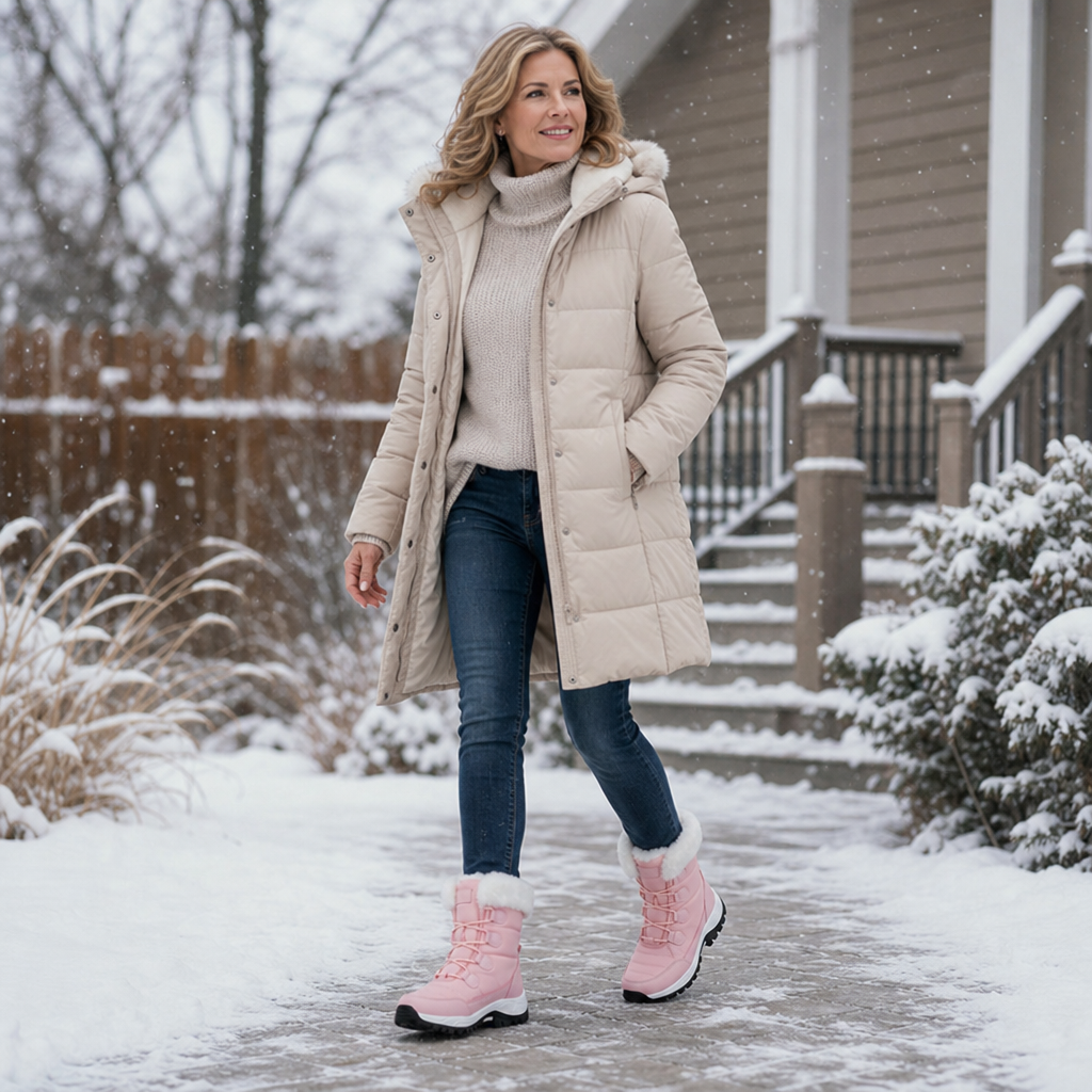 Ramona | Fleece-Lined Platform Snow Boots