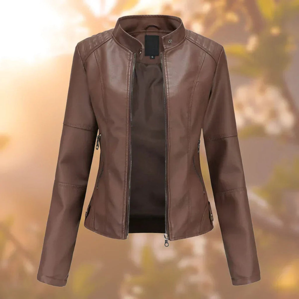 Rhoda | High-Neck Zip-Up Jacket