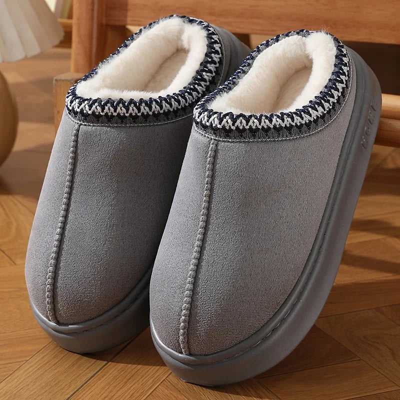 Rochelle | Plush-Lined Platform Slippers