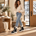 Sabine | Plush-Lined Lace-Up Mid-Calf Boots