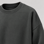 Sira oversized sweatshirt – crew neck and dropped shoulder (Dark gray)
