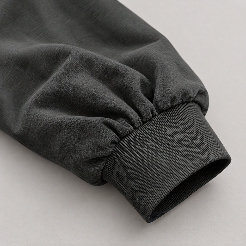 Sira oversized sweatshirt – wide ribbed cuff (Dark gray)