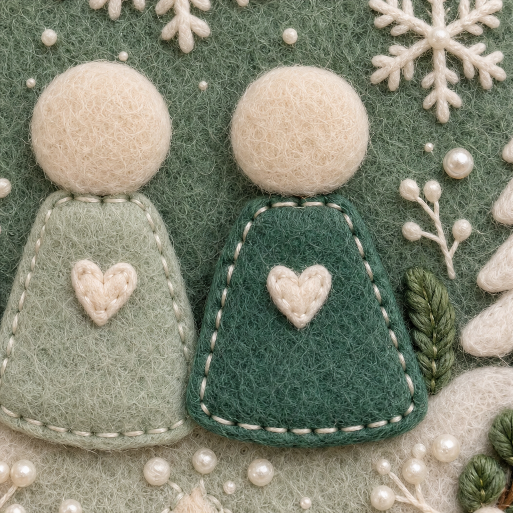 Layered Felt Keepsake Ornament