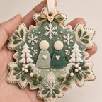 Layered Felt Keepsake Ornament