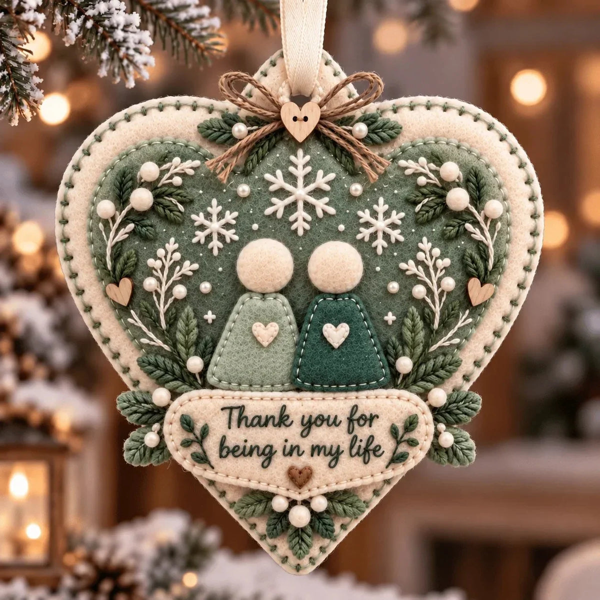 Layered Felt Keepsake Ornament