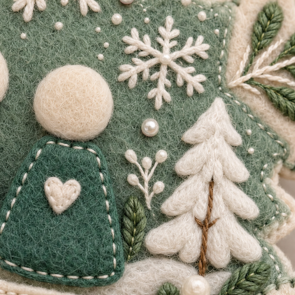 Layered Felt Keepsake Ornament