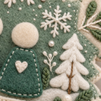 Layered Felt Keepsake Ornament