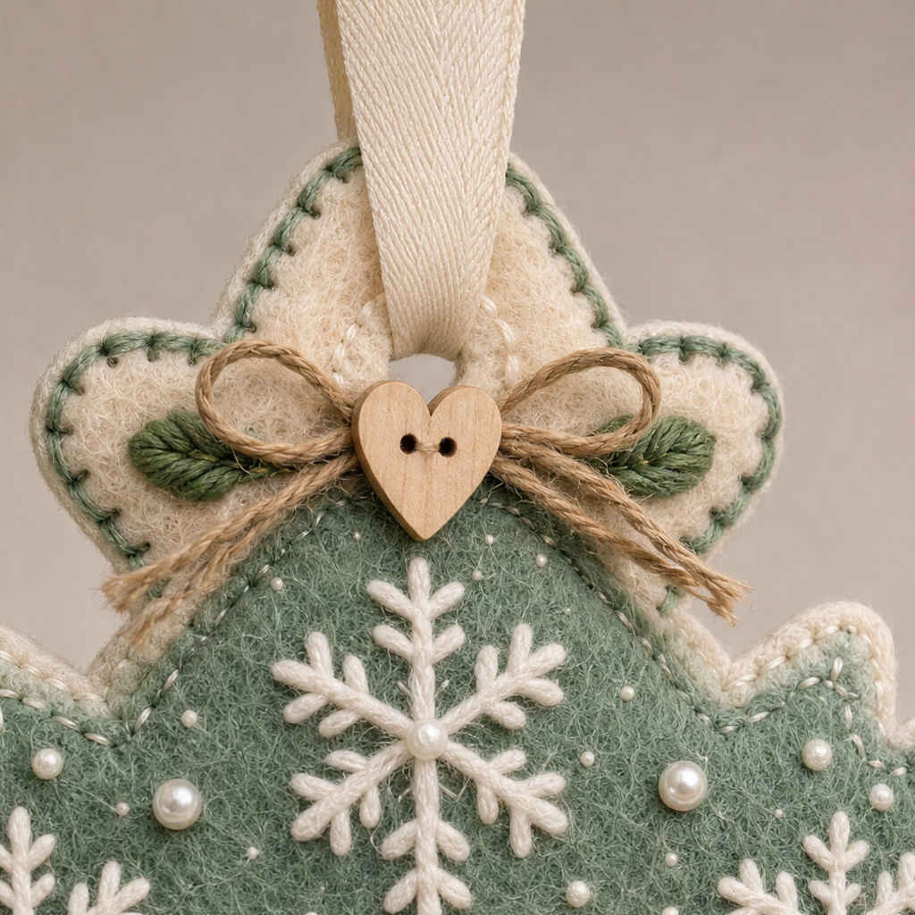 Layered Felt Keepsake Ornament