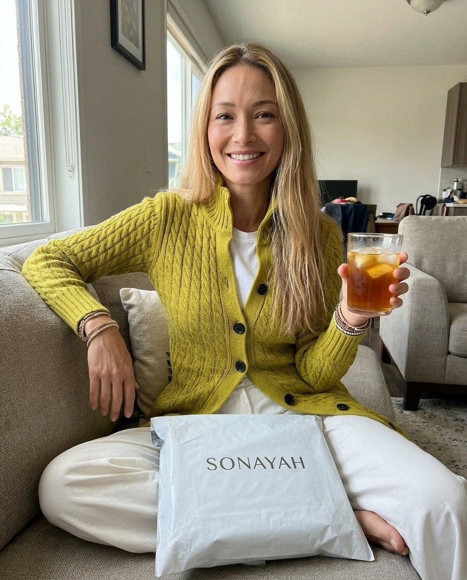 AI lifestyle illustration for Sonayah; the model is not the reviewer.