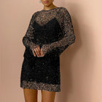 Sophia | Glitter Mini Party Dress