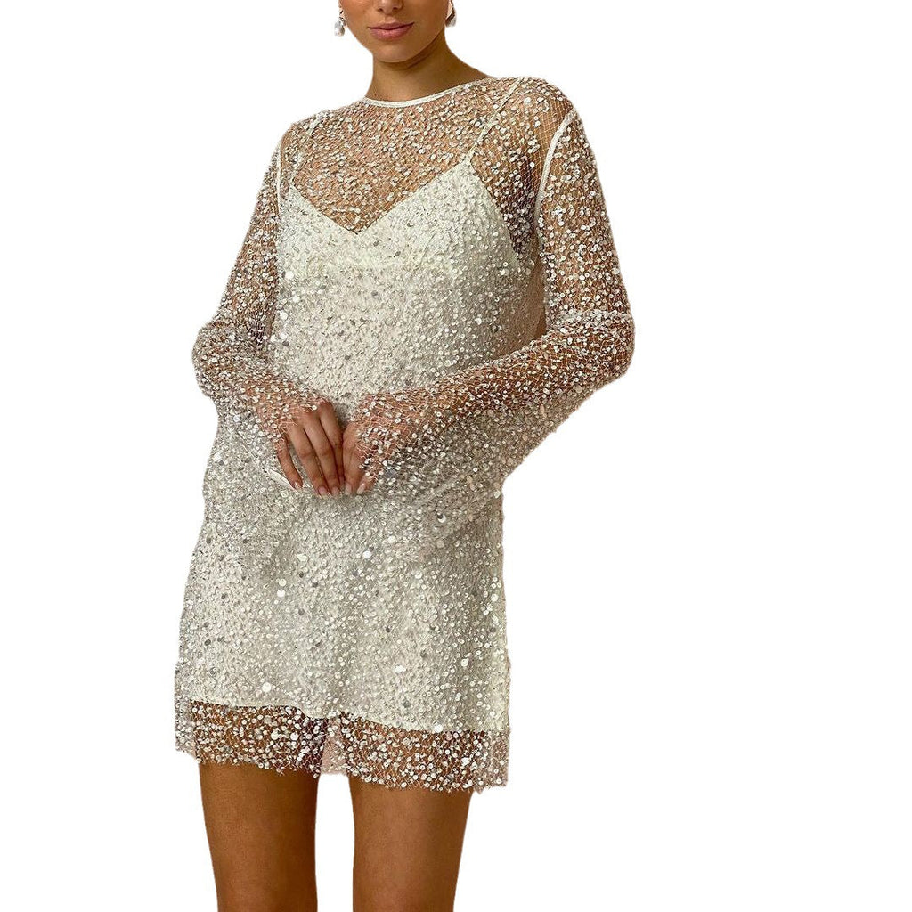 Sophia | Glitter Mini Party Dress