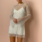 Sophia | Glitter Mini Party Dress