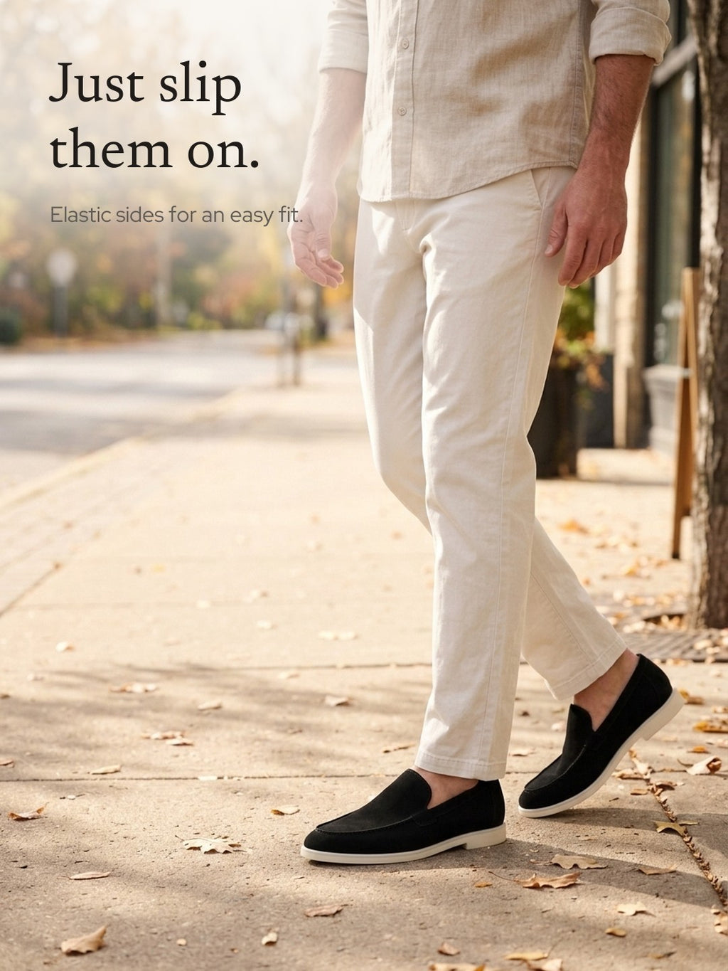Sterling | Faux Suede Slip-On Loafers