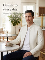 Steven | Croc-Embossed Faux Leather Jacket