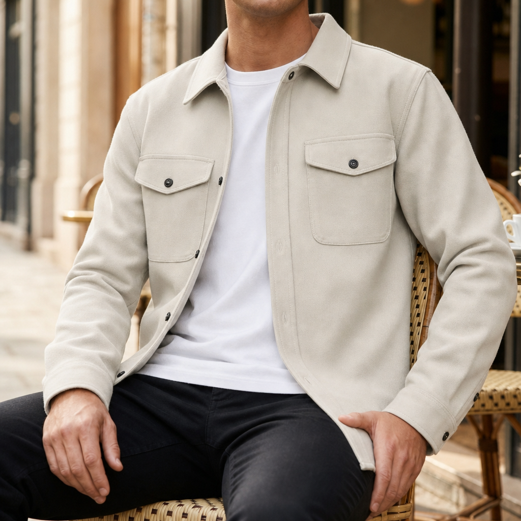 Tate | Classic Button-Up Shirt Jacket