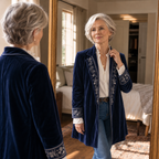 Teresa | Soft Embroidered Longline Blazer