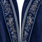 Teresa | Soft Embroidered Longline Blazer