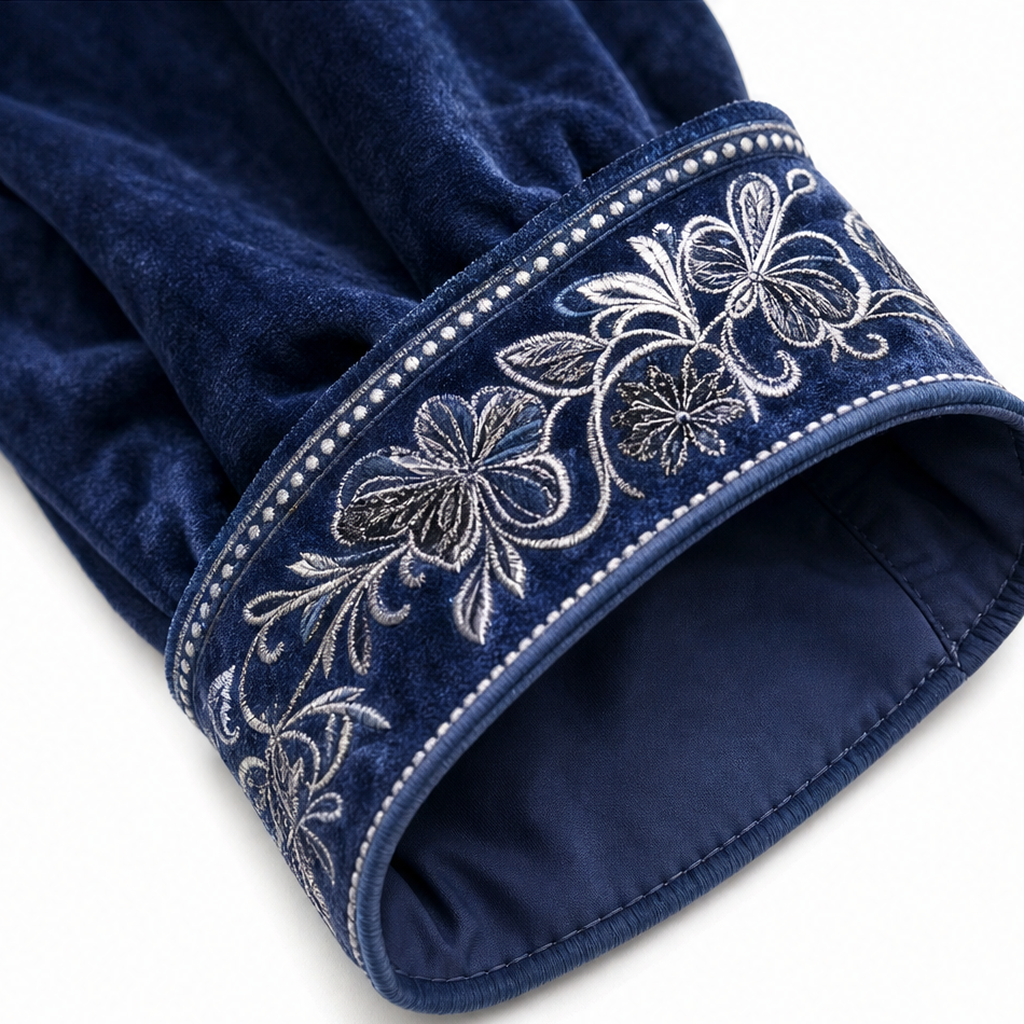 Teresa | Soft Embroidered Longline Blazer